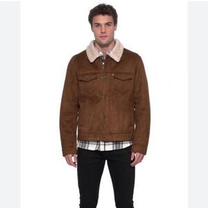 Levi's Brown Sherpa Collar Jacket